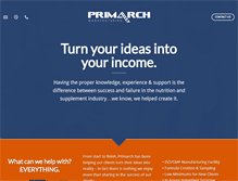 Tablet Screenshot of primarchmfg.com
